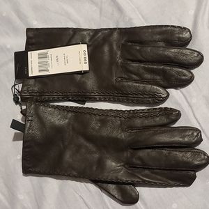 BCBG MAXAZRIA leather gloves